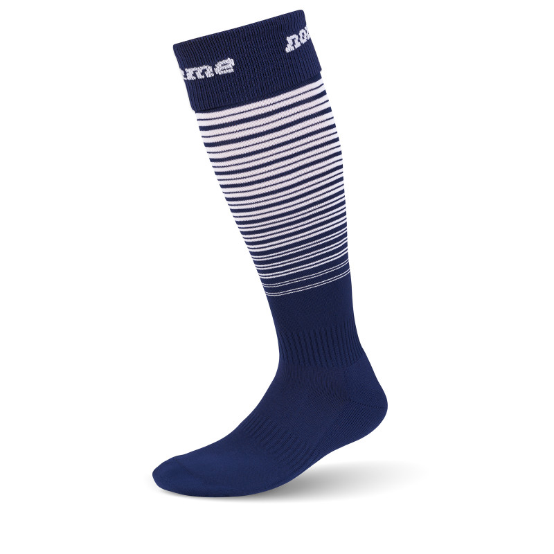 Noname Striped O-socks, Navy/White - Compass Point