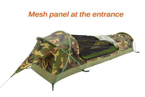 Geertop, Waterproof Tent Tarpaulin for 1 to 4 People in 5 Sizes (from 85 g to 360 g), 210 x 180 cm